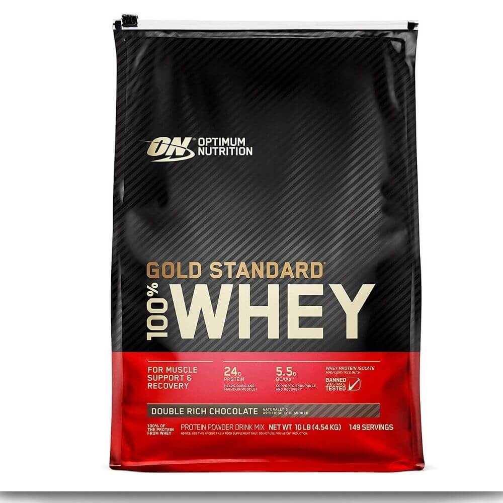 Optimum Nutrition Gold Standard 100% Whey Protein, 10 Lbs