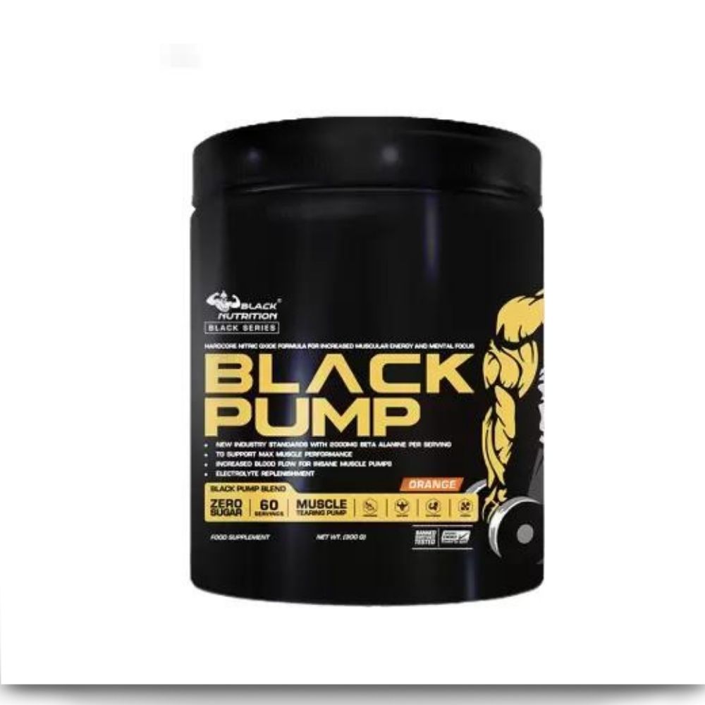 Black Nutrition BLACK PUMP Pre-Workout (300 g, Green Apple)