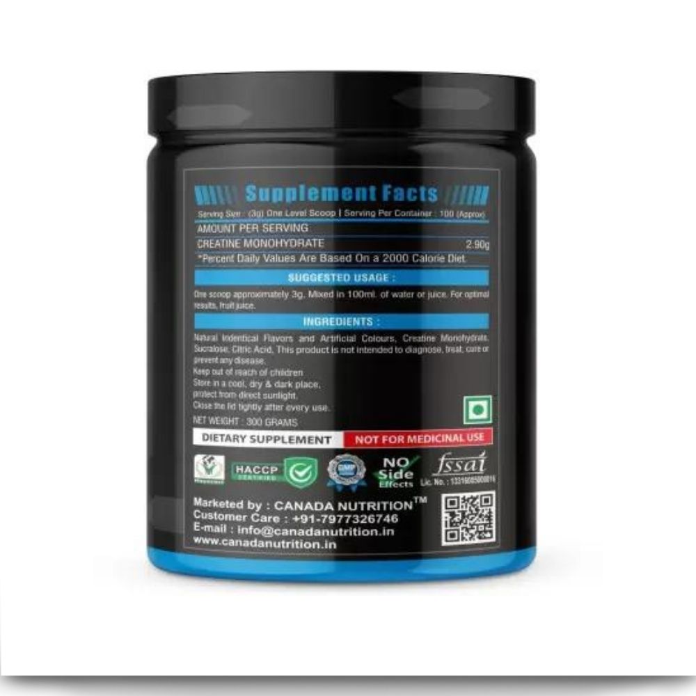 CANADA NUTRITION CREATINE For Muscles Recovery, Growth & Energy During Workouts (300 g, Pink Lemonade) - Image 2