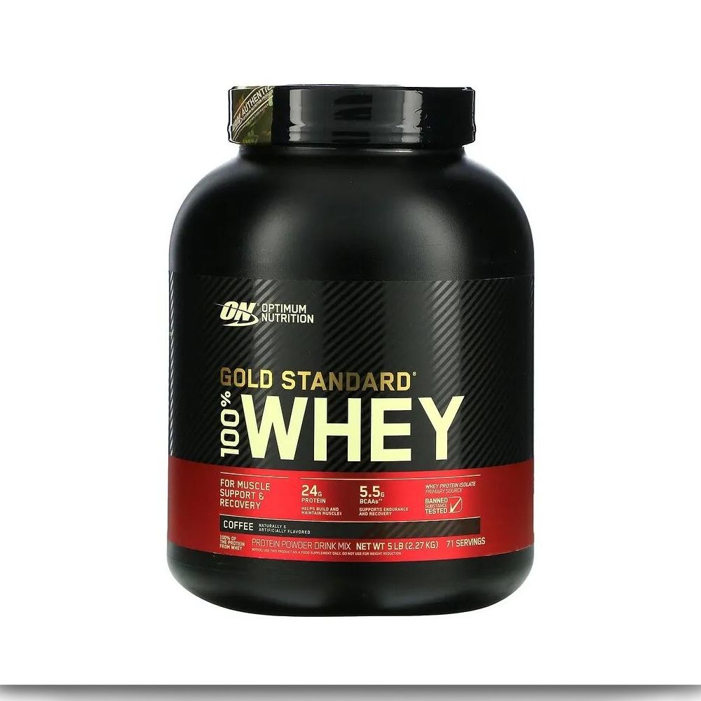 Optimum Nutrition, Gold Standard 100% Whey, Chocolate, 5 lbs