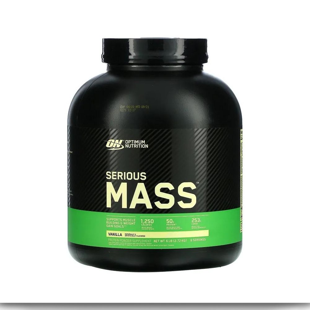Optimum Nutrition, Serious Mass, Chocolate, 6 lbs